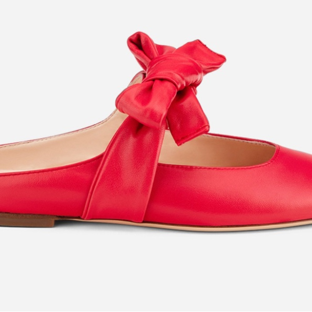 AGL cindy mule with ribbon, worn once